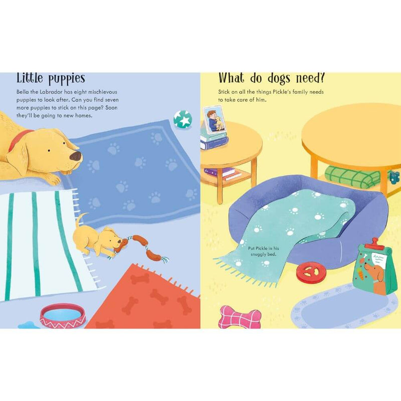 Usborne Little First Sticker Book: Dogs & Puppies-baby_gifts-toys-Mornington_Peninsula-Australia