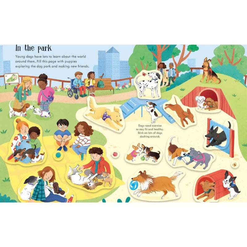 Usborne Little First Sticker Book: Dogs & Puppies-baby_gifts-toys-Mornington_Peninsula-Australia