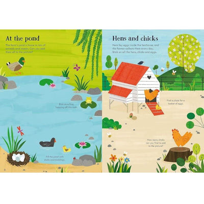 Usborne Little First Stickers Farm-baby gifts-toys-books-Mornington Peninsula-Australia