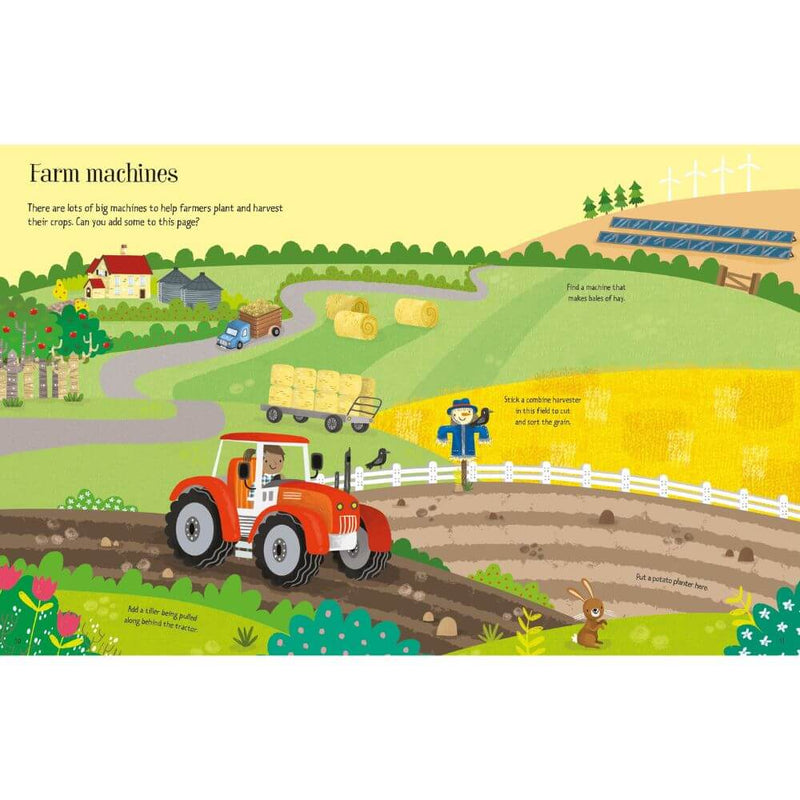 Usborne Little First Sticker Book: Farm-baby_gifts-toys-Mornington_Peninsula-Australia