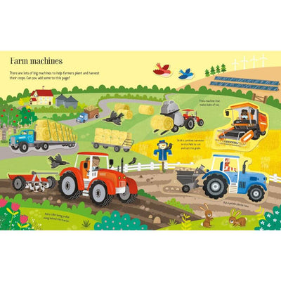 Usborne Little First Sticker Book: Farm-baby_gifts-toys-Mornington_Peninsula-Australia