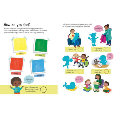 Usborne Little First Sticker Book: Feelings-baby_gifts-toys-Mornington_Peninsula-Australia