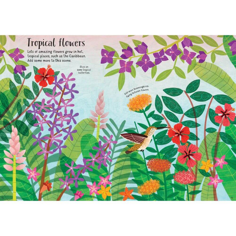 Usborne Little First Sticker Book: Flowers-baby_gifts-toy_shop-Mornington_Peninsula-Australia