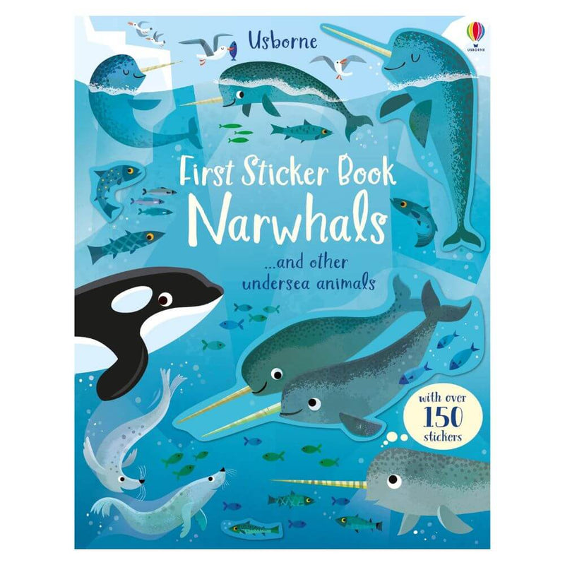 Usborne Little First Sticker Book: Narwhals-baby_gifts-toys-Mornington_Peninsula-Australia