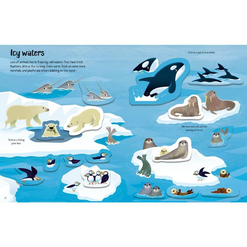 Usborne Little First Sticker Book: Wild Animals-baby_gifts-toys-Mornington_Peninsula-Australia