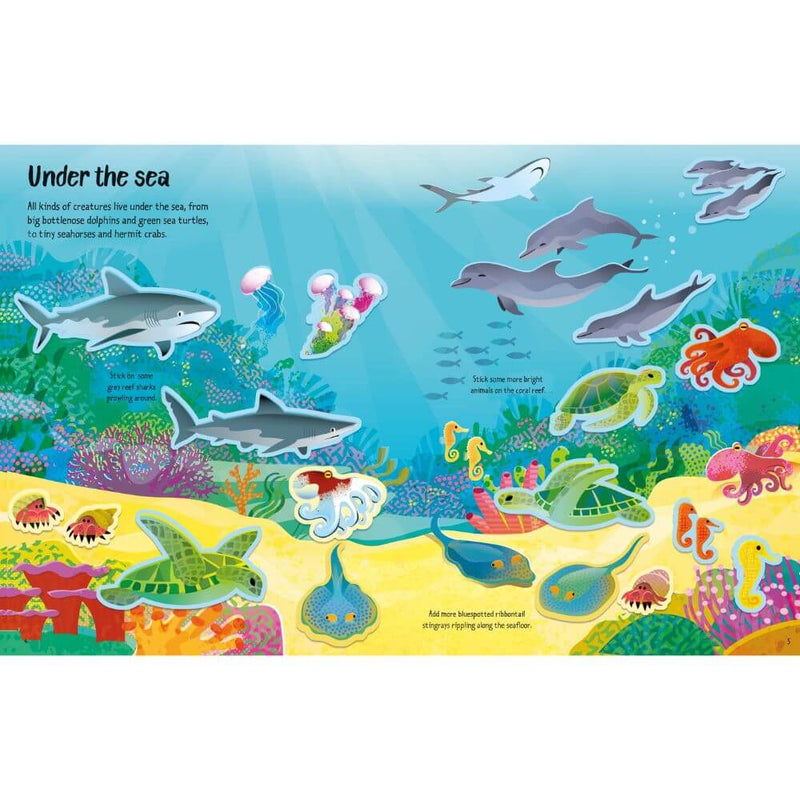 Usborne Little First Sticker Book: Wild Animals-baby_gifts-toys-Mornington_Peninsula-Australia