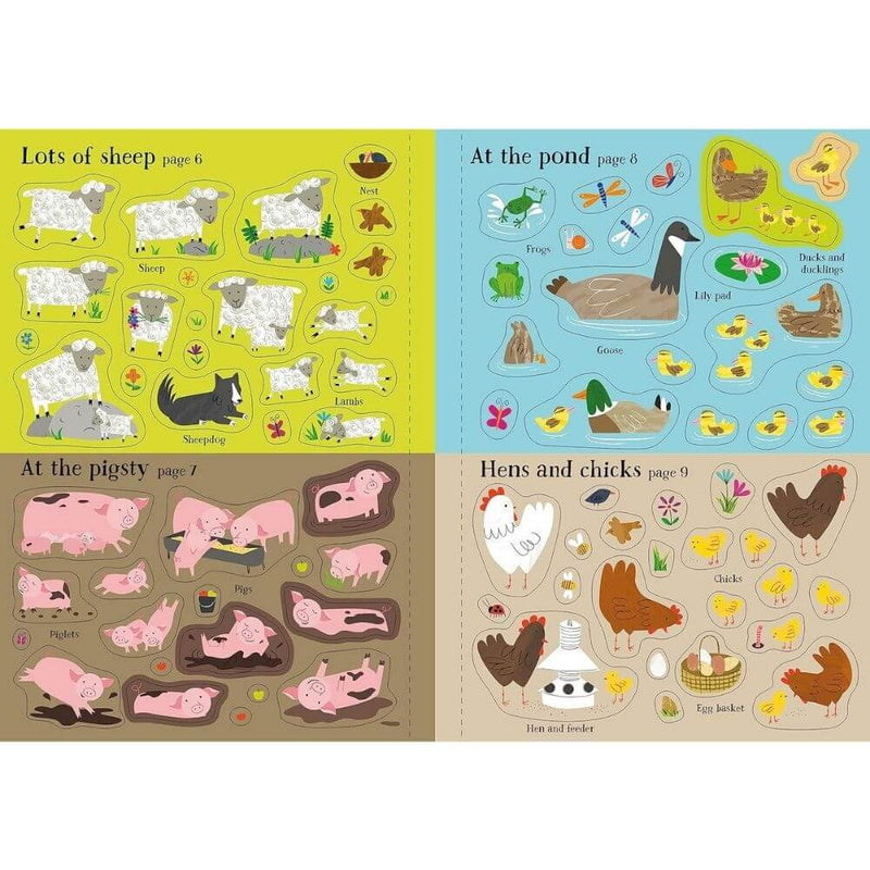 Usborne Little First Stickers Farm-baby gifts-toys-books-Mornington Peninsula-Australia