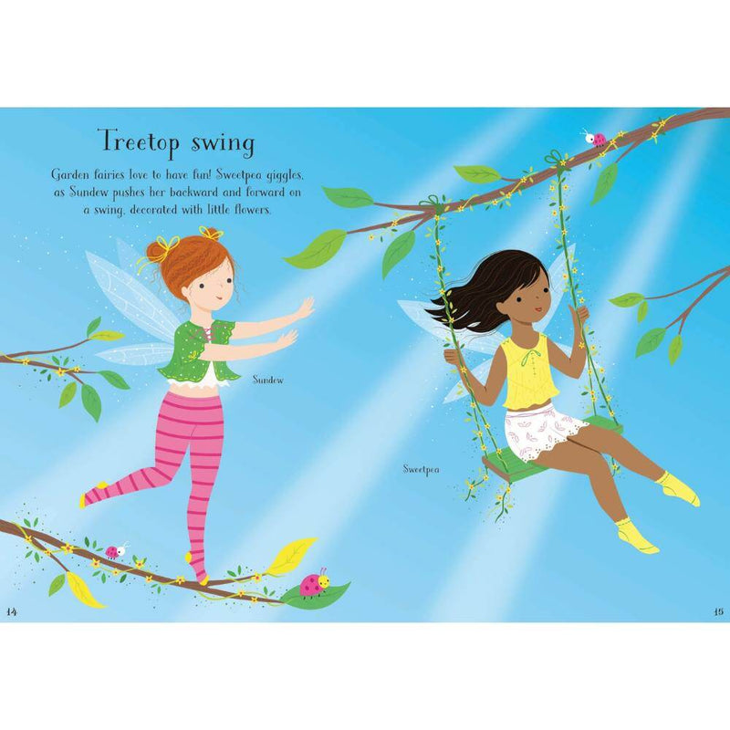 Baby Gifts & Toys-Mornington-Balnarring-Usborne Little Sticker Dolly Dressing Garden Fairy-The Enchanted Child