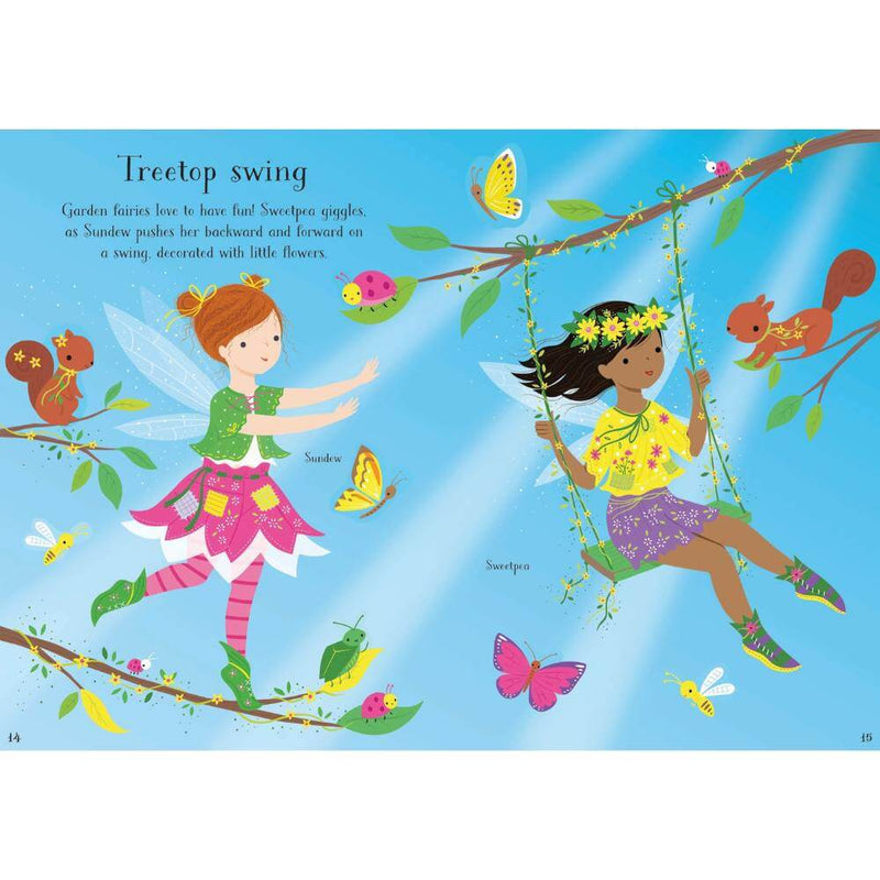 Baby Gifts & Toys-Mornington-Balnarring-Usborne Little Sticker Dolly Dressing Garden Fairy-The Enchanted Child