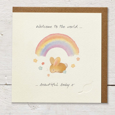 Welcome To The World Baby Card-baby_gifts-toy_shop-Mornington_Peninsula-Australia