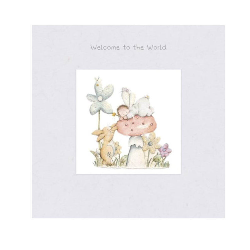 Welcome to the World Baby Card-Baby Gifts-Baby Clothes-Toys-Mornington-Balnarring