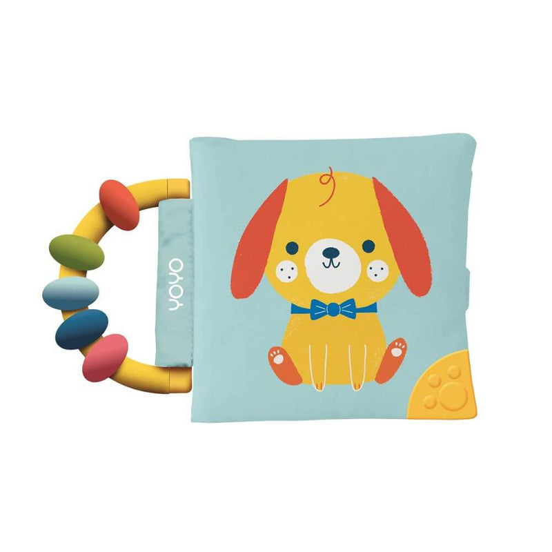Woof Puppy Cloth Book + Teether
