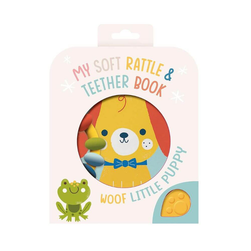 Woof Puppy Cloth Book + Teether