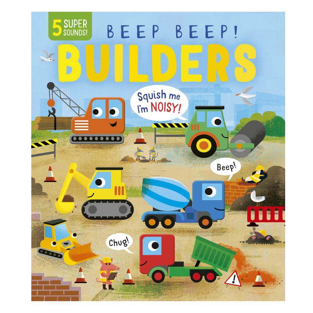 Beep Beep! Builders Board Book | Childrens Picture Books