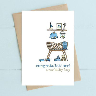 Congratulations Baby Boy Card