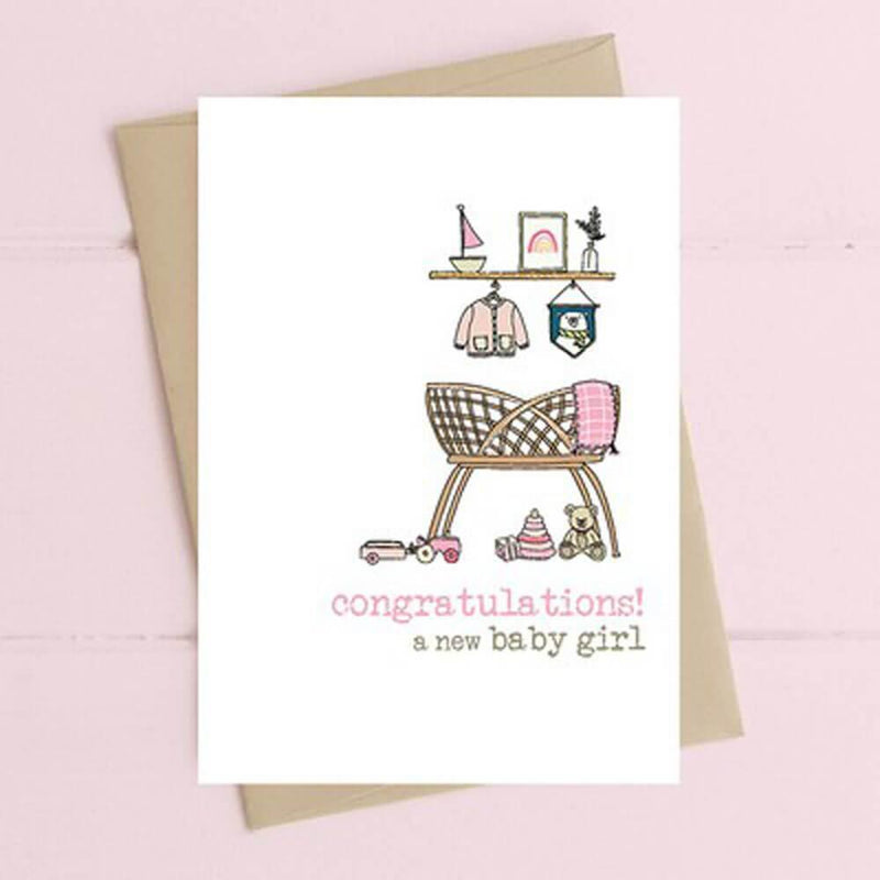 Congratulations Baby Girl Card