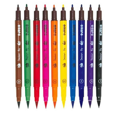 Djeco 10 Felt Brushes
