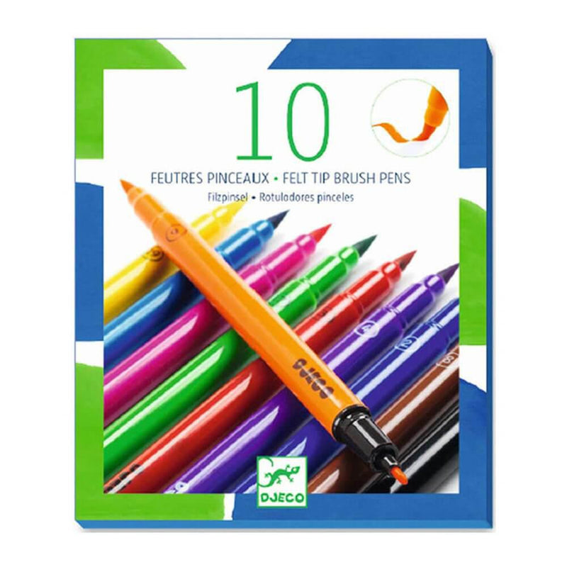 Djeco 10 Felt Brushes