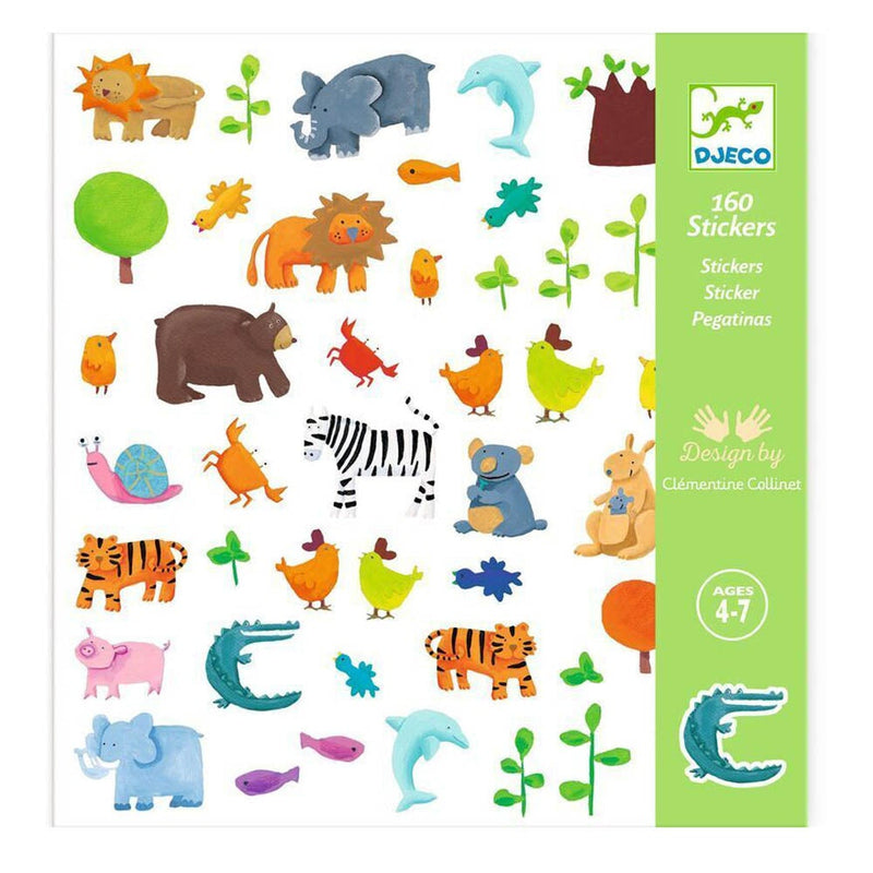 Djeco Animals Stickers