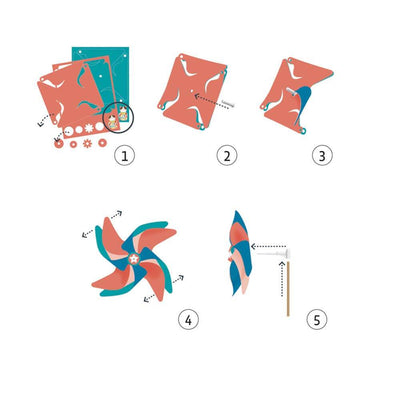Djeco Do It Yourself Spots Windmills