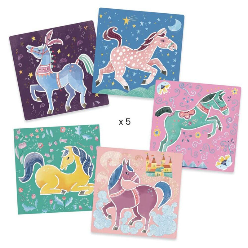 Djeco Horse Stencils-The Enchanted Child