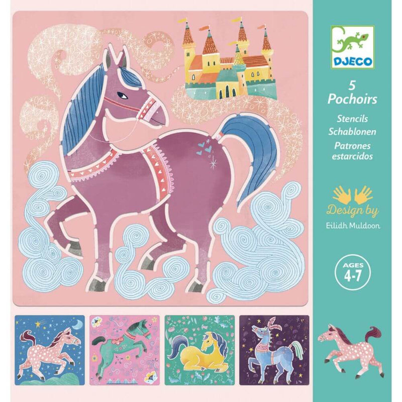 Djeco Horse Stencils-The Enchanted Child