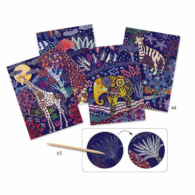 Djeco Lush Nature Scratch Cards
