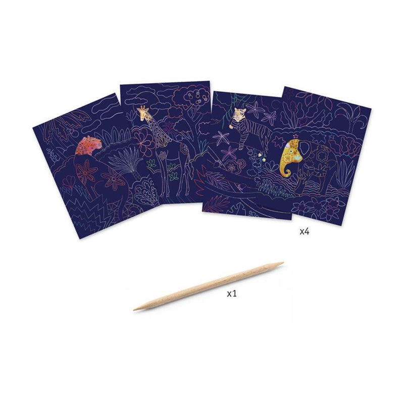 Djeco Lush Nature Scratch Cards