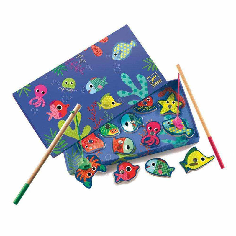 Djeco Magnetic Colourful Fishing Game