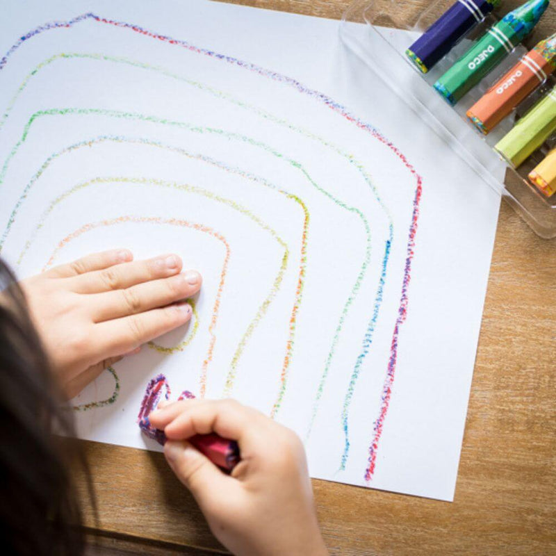 Djeco Multicoloured Flower Crayons-The Enchanted Child