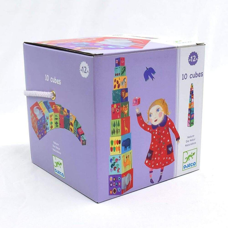 Djeco Nature & Animal Stacking Blocks-first_birthday_gifts-baby_gifts-Australia