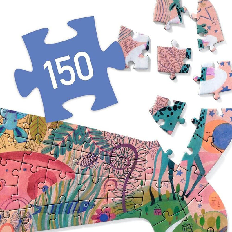 Djeco Whale 150pc Art Puzzle