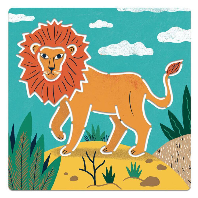 Djeco Wild Animals Stencils-The Enchanted Child