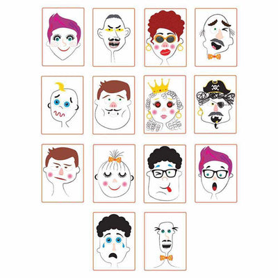 Fiesta Crafts Magnetic Faces