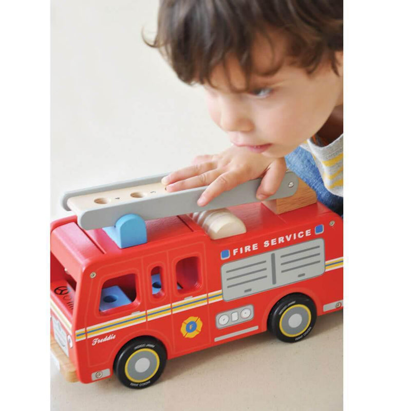 Indigo Jamm Freddie Fire Engine-first_birthday_gifts-baby_gifts-Australia
