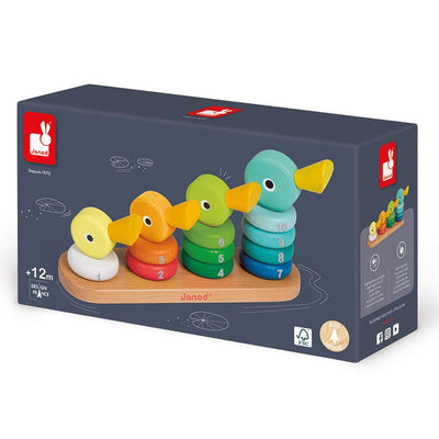 Janod Duck Family Stacker-first_birthday_gifts-baby_gifts-Australia
