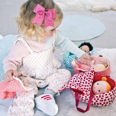 Lilliputiens Baby Anais Doll + Bed-Baby Gifts-Kids Toys-Mornington Peninsula