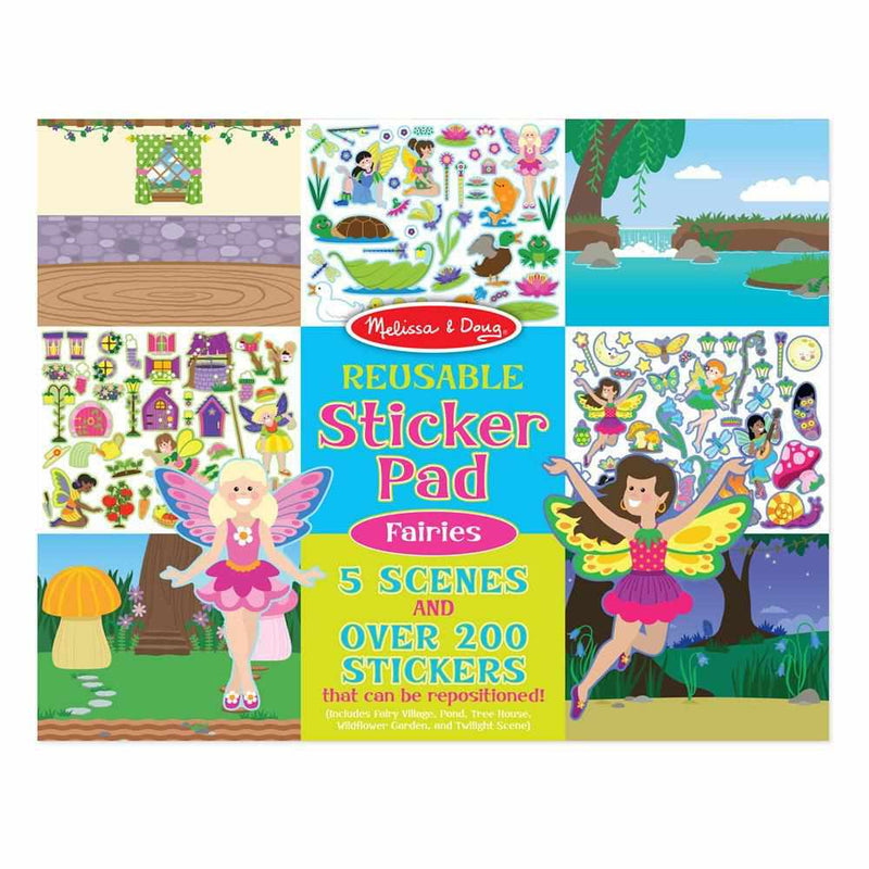 Melissa & Doug Fairies Reusable Sticker Pad