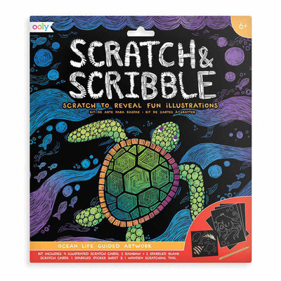 Ooly Ocean Life Scratch & Scribble
