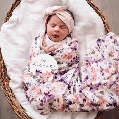 Snuggle Hunny Kids Blushing Beauty Muslin Wrap