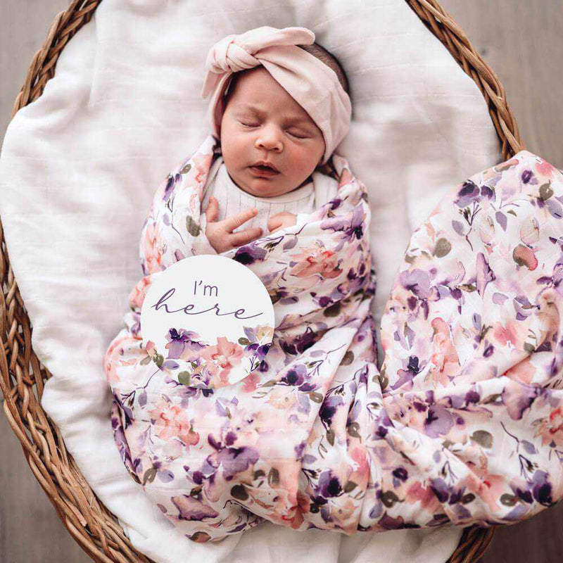 Snuggle Hunny Kids Blushing Beauty Muslin Wrap