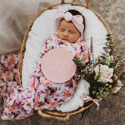 Snuggle Hunny Kids Blushing Beauty Muslin Wrap