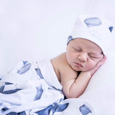 Snuggle Hunny Cloud Chaser Jersey Wrap & Beanie Set-baby_gifts_online_australia