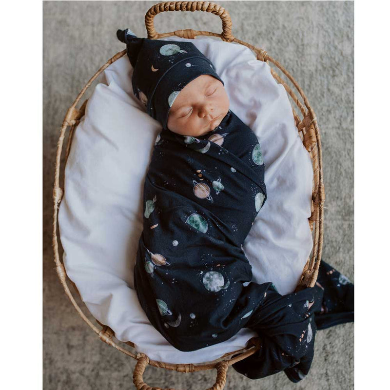 Snuggle Hunny Milky Way Jersey Wrap & Beanie Set-baby_gifts_online_australia