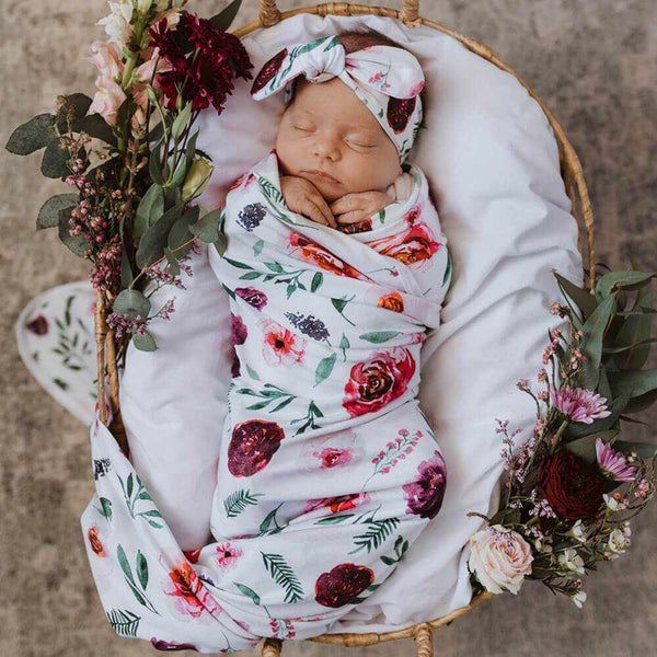 Baby Is In Bloom Flower Wraps