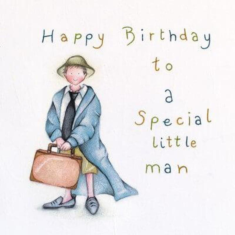 Special Little Man Birthday Card