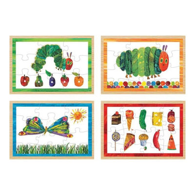 The Very Hungry Caterpillar 4 in 1 Wooden Puzzles-The Enchanted Child