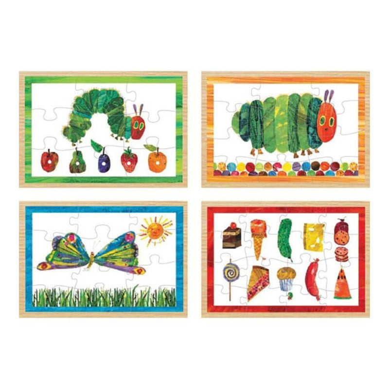 The Very Hungry Caterpillar 4 in 1 Wooden Puzzles-The Enchanted Child