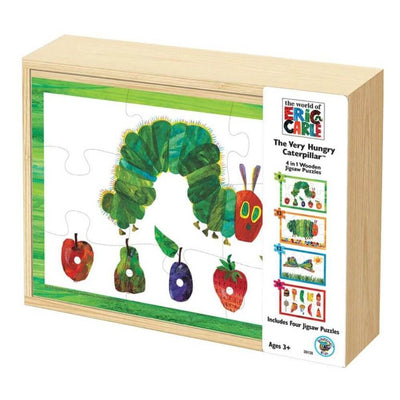 The Very Hungry Caterpillar 4 in 1 Wooden Puzzles-The Enchanted Child