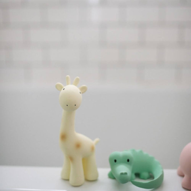 Tikiri Natural Rubber Giraffe Zoo Animal-Baby Gifts-Toys & Kids Books-The Enchanted Child